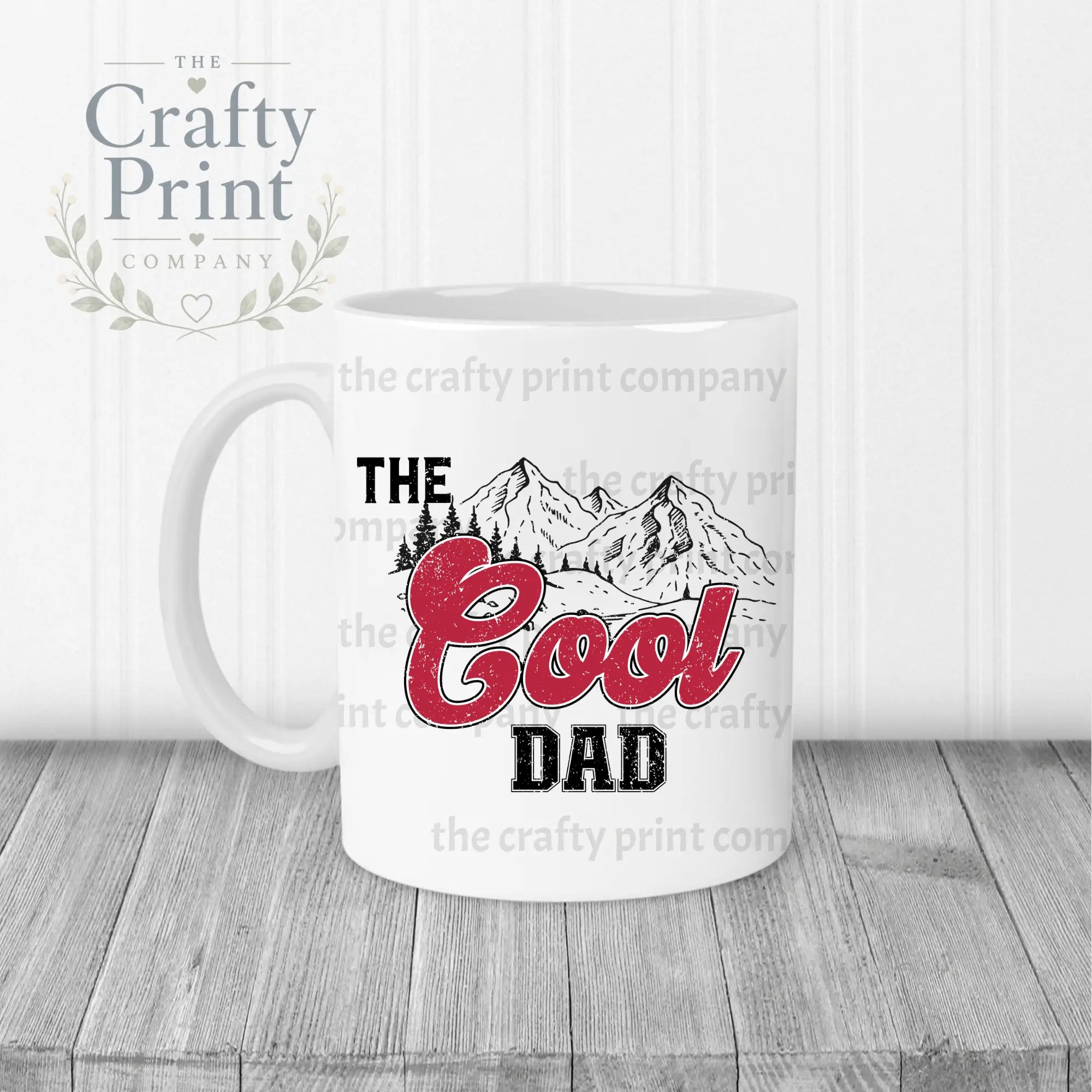 The Cool Dad Mug - White Handle & Inner - Mugs