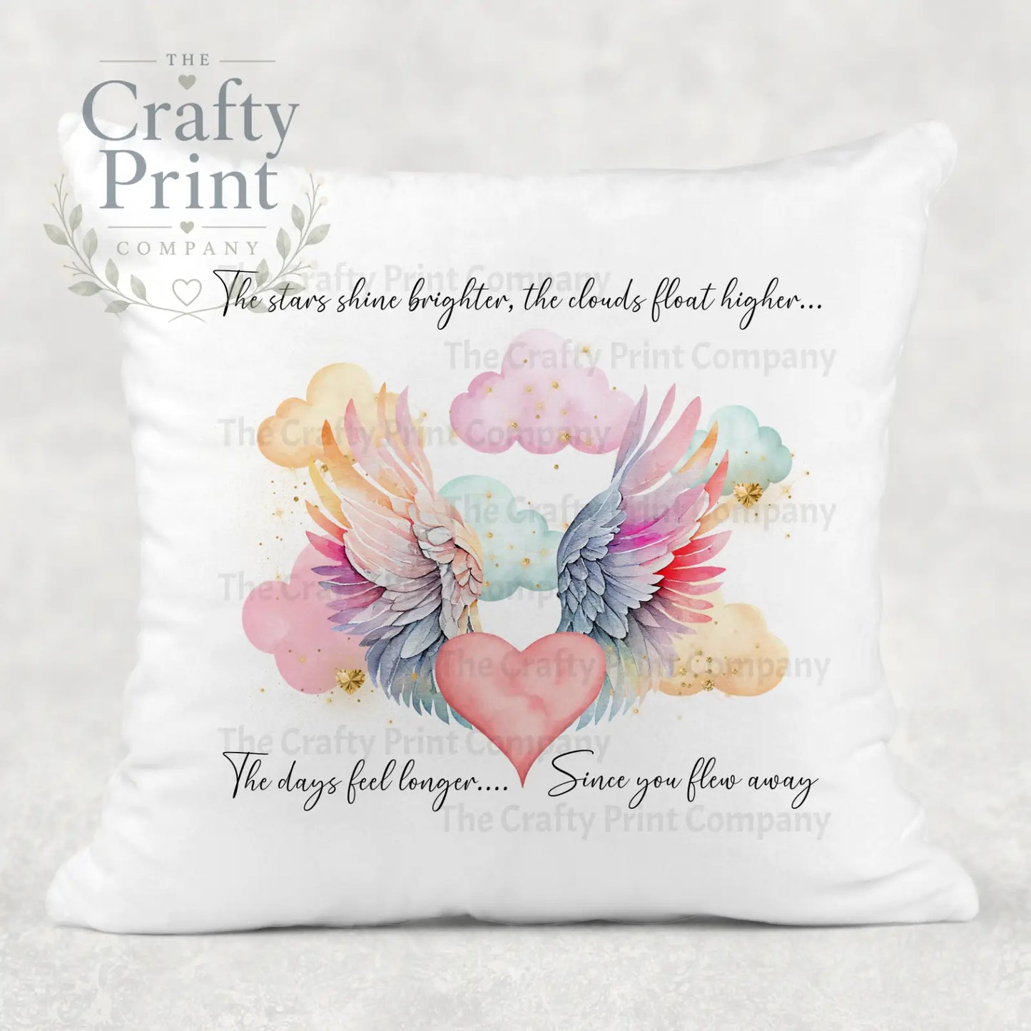 The Stars sign brighter Memorial Cushion - Chair & Sofa