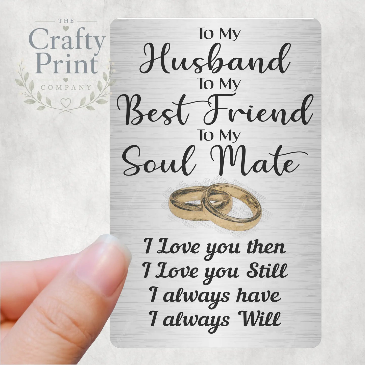 To My Relation Best Friend Card for Wallet - Aluminium