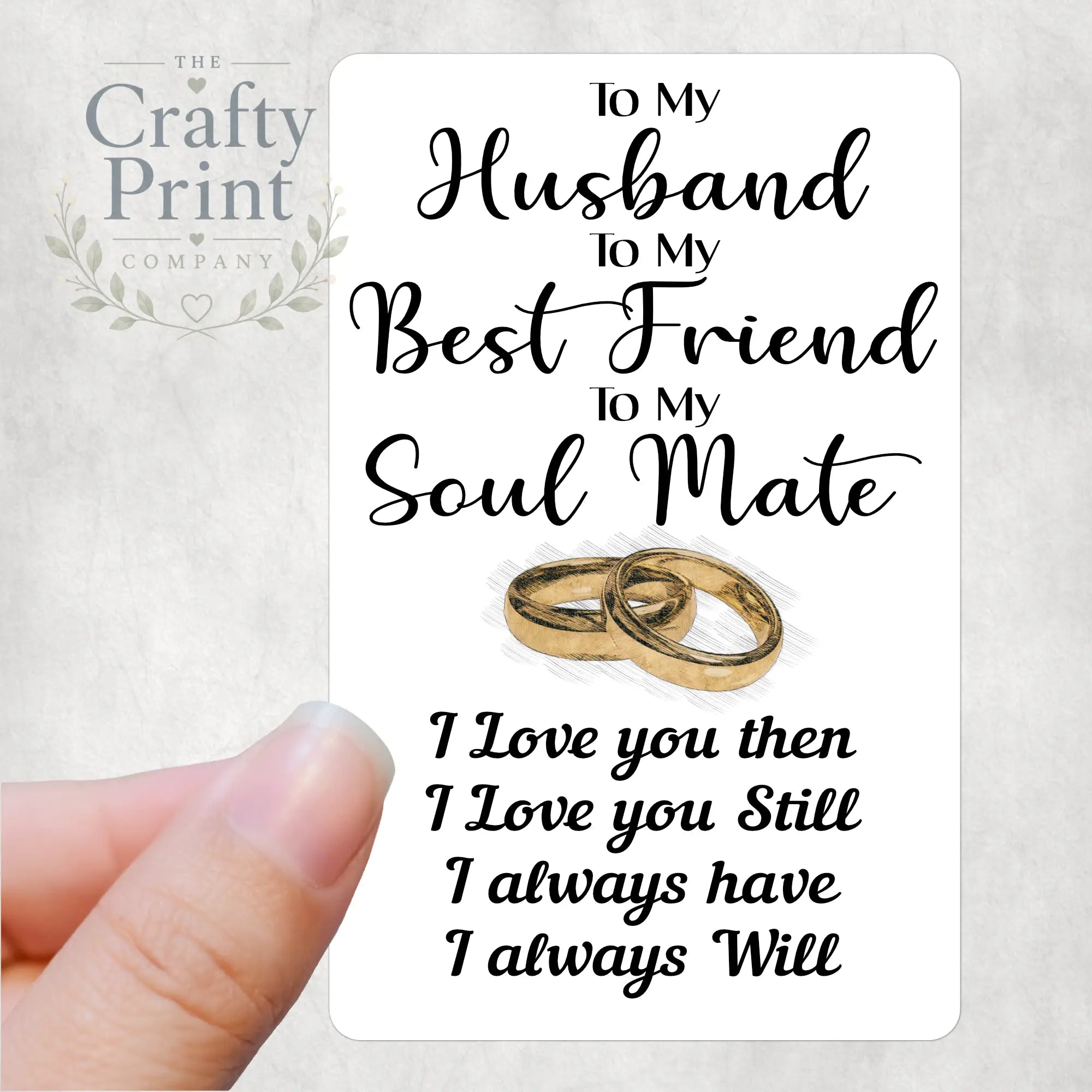 To My Relation Best Friend Card for Wallet - Plastic