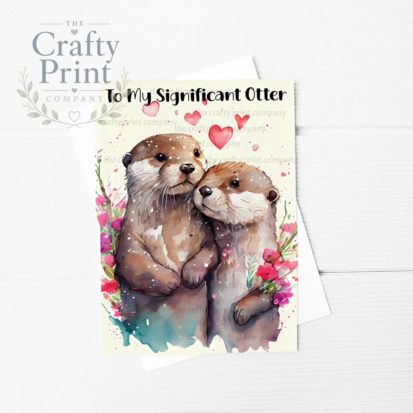 To My Significant Otter A5 Card - Greeting & Note Cards