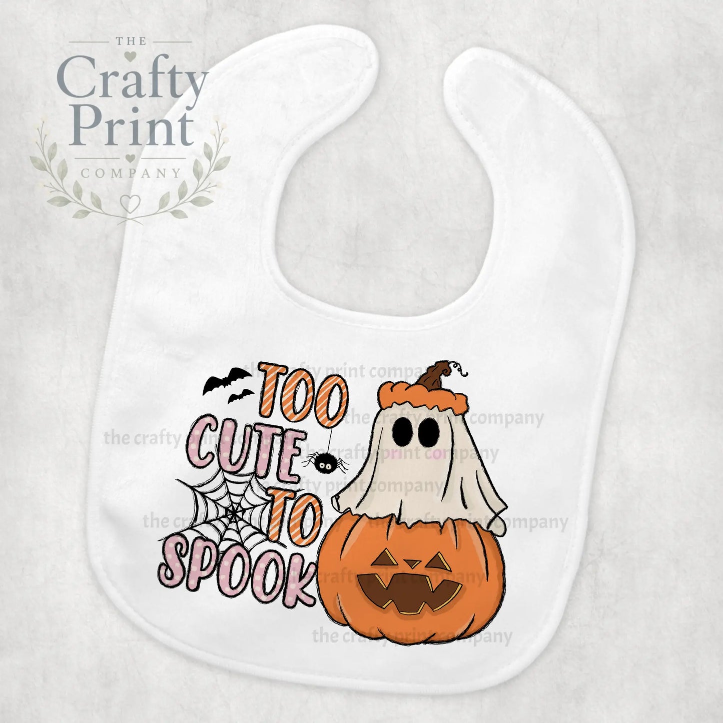 Too Cute to Spook Baby Bib - & Toddler Clothing