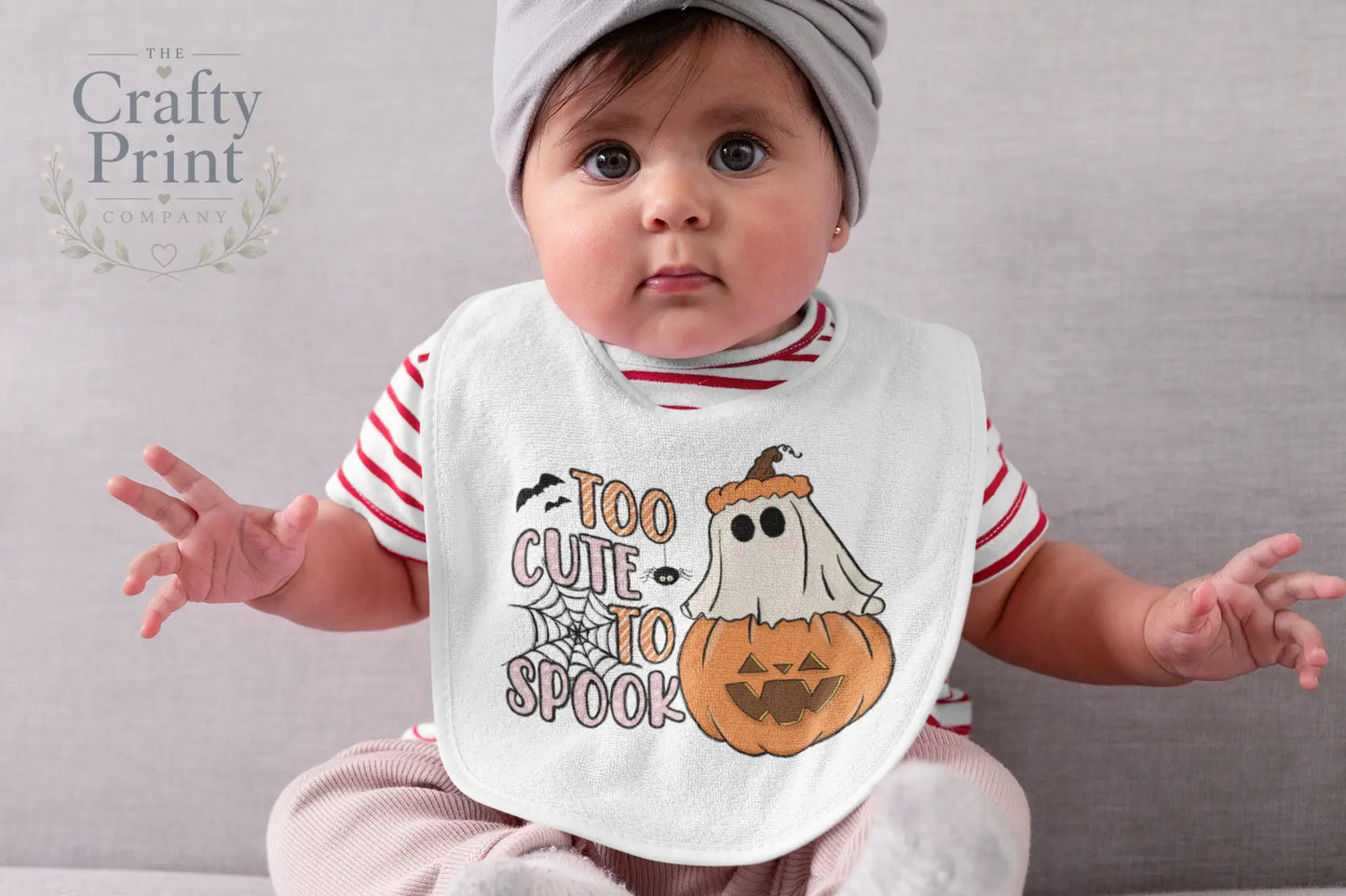 Too Cute to Spook Baby Bib - & Toddler Clothing