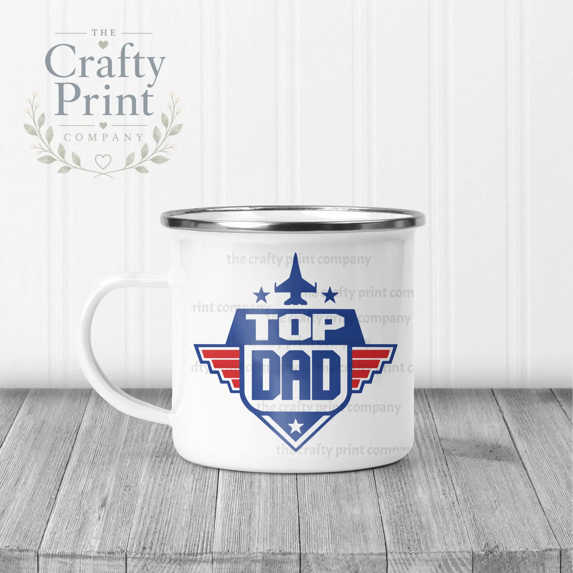 Top Dad Mug - Enamel - Mugs