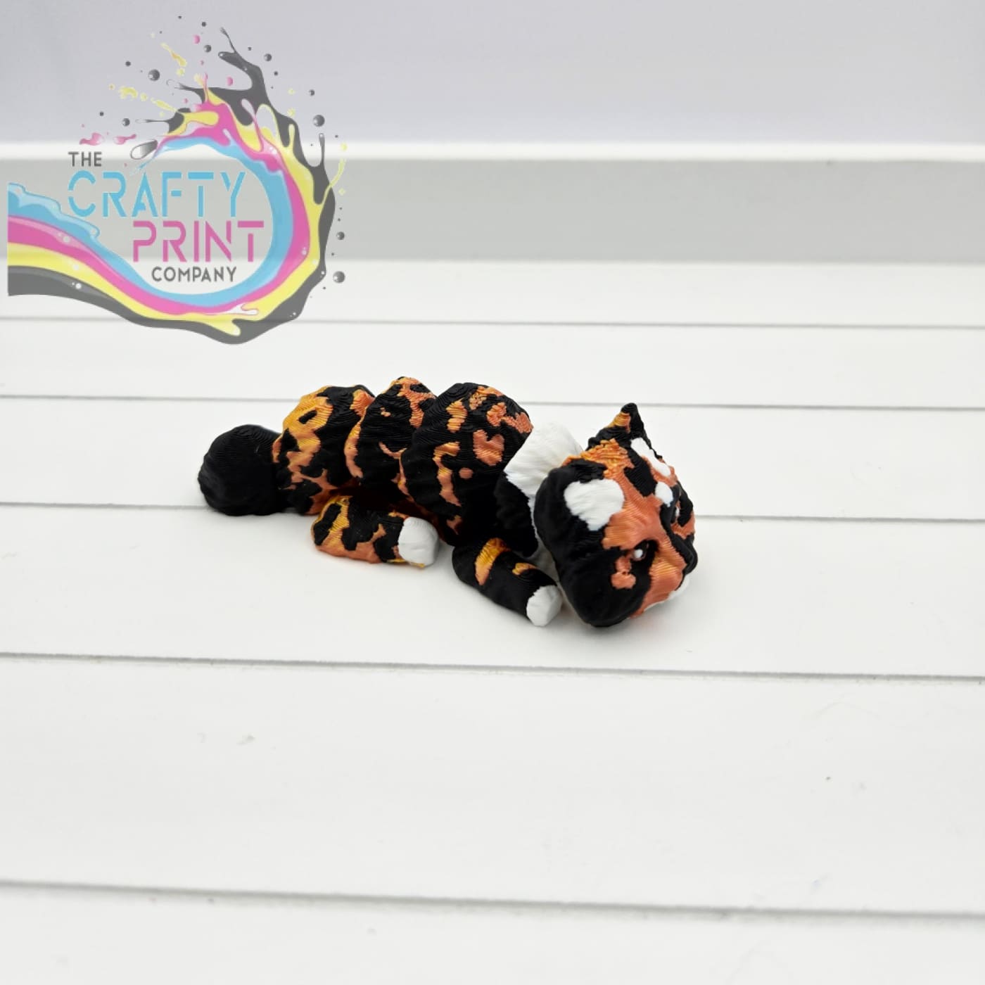 Tortoiseshell Cat Articulated Flexi Keyring / Fidget