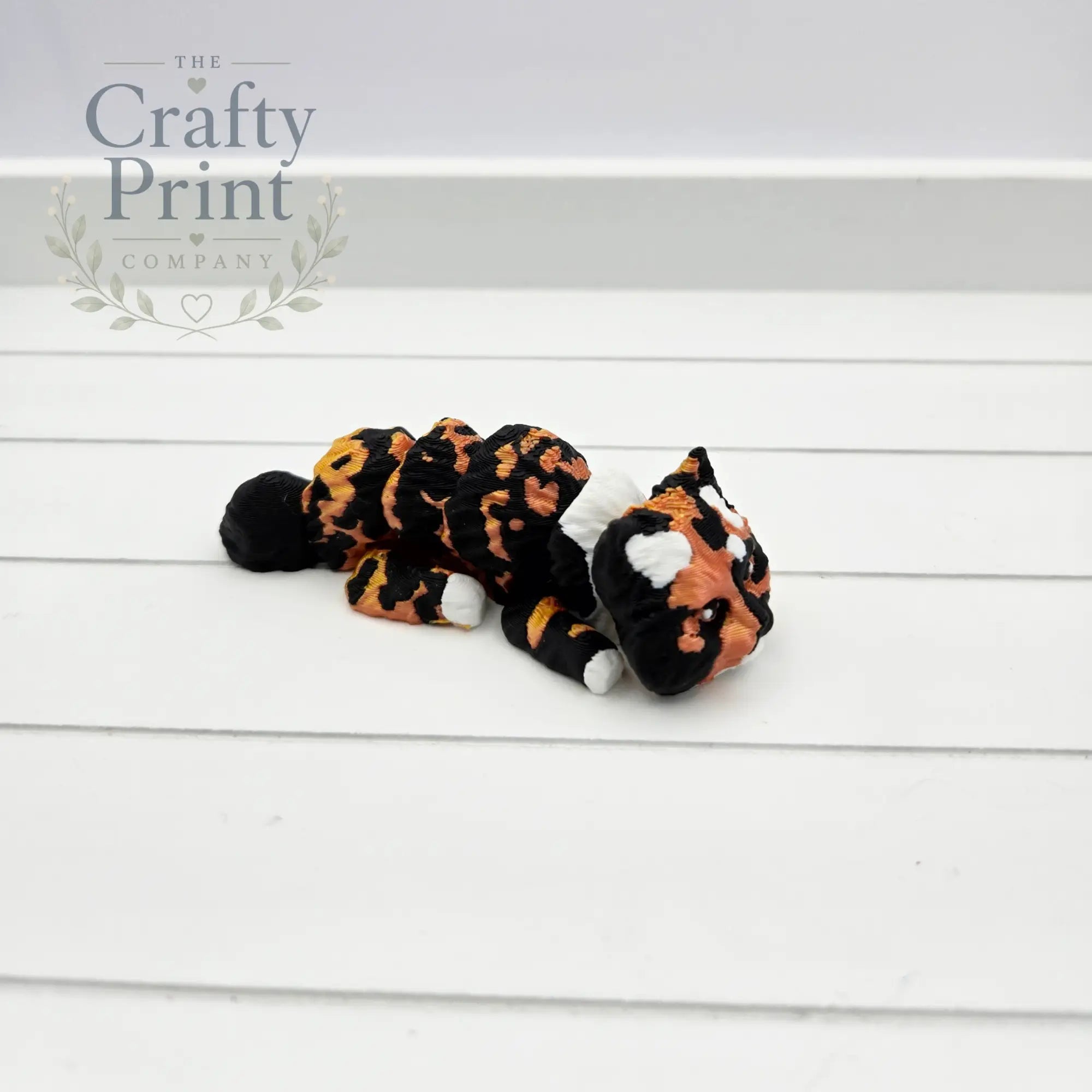 Tortoiseshell Cat Articulated Flexi Keyring / Fidget