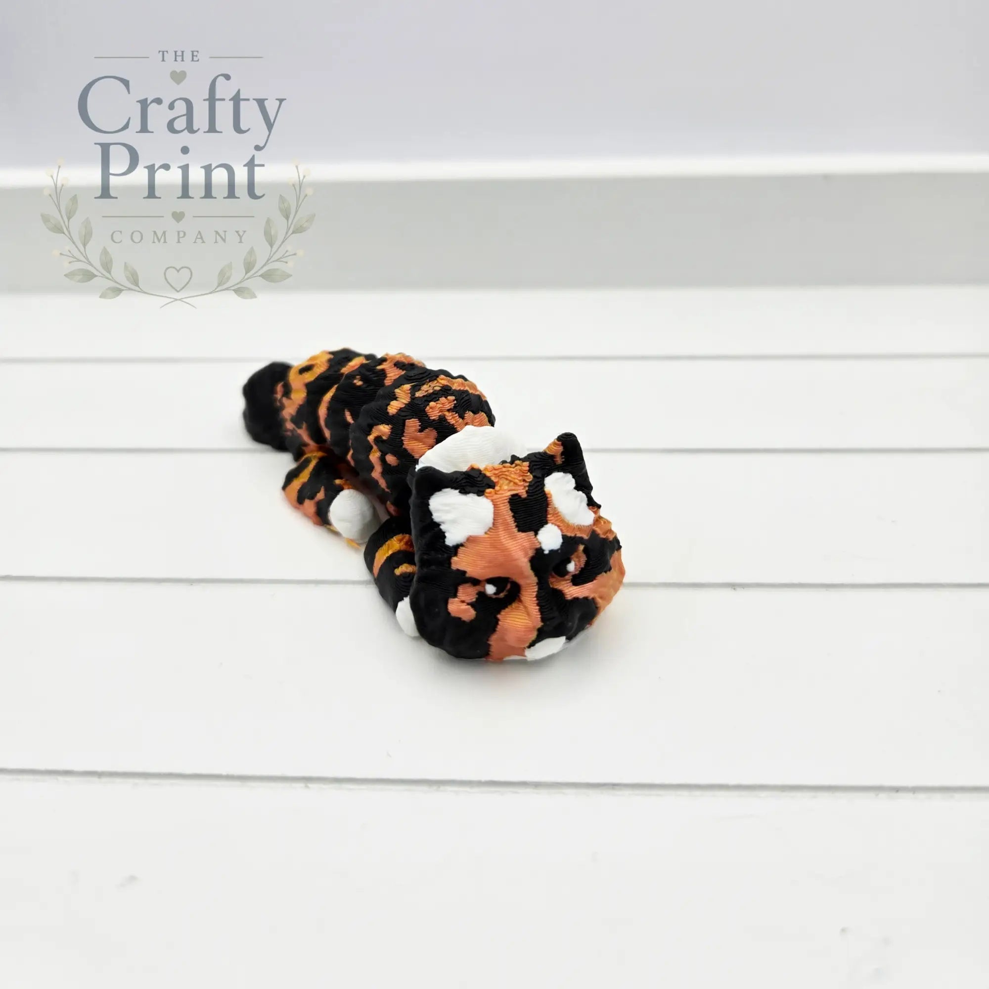 Tortoiseshell Cat Articulated Flexi Keyring / Fidget