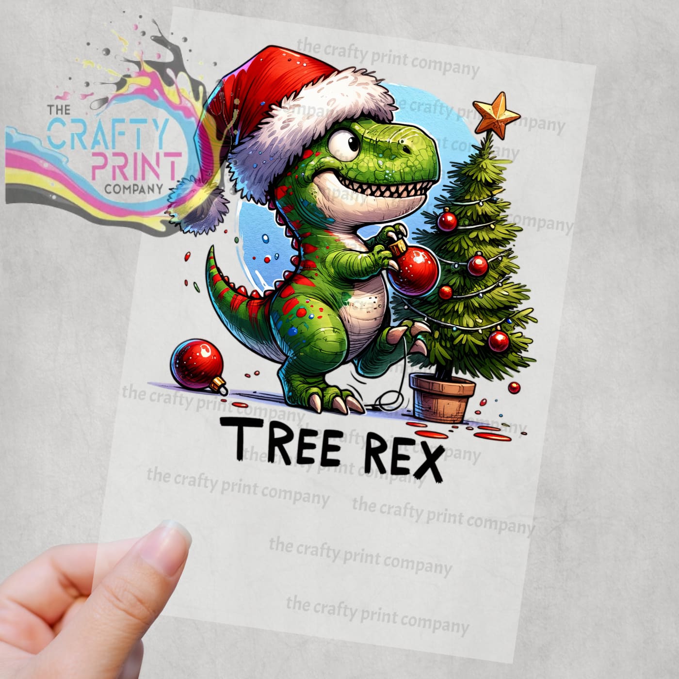 Tree Rex DTF Print - Posters Prints & Visual Artwork