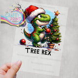 Tree Rex DTF Print - Posters Prints & Visual Artwork