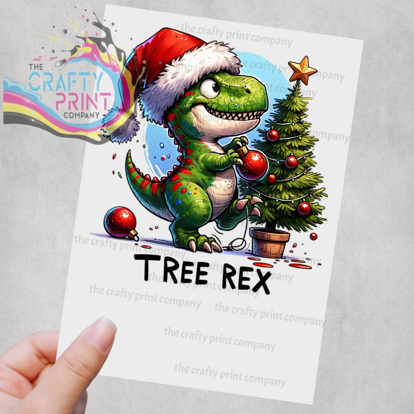 Tree Rex Sublimation Print - Posters Prints & Visual Artwork