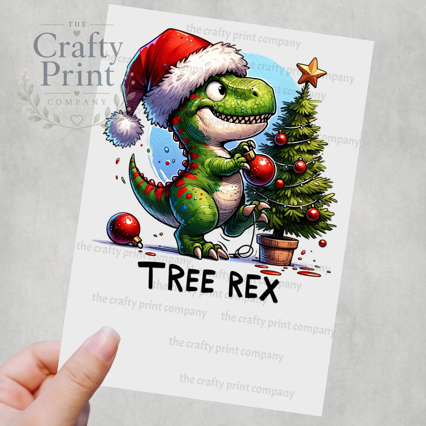 Tree Rex Sublimation Print - Posters Prints & Visual Artwork