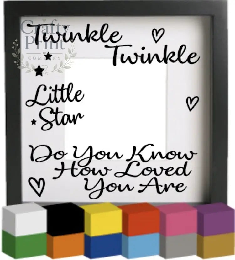 Twinkle V4 Vinyl Decal Sticker - Decorative Stickers