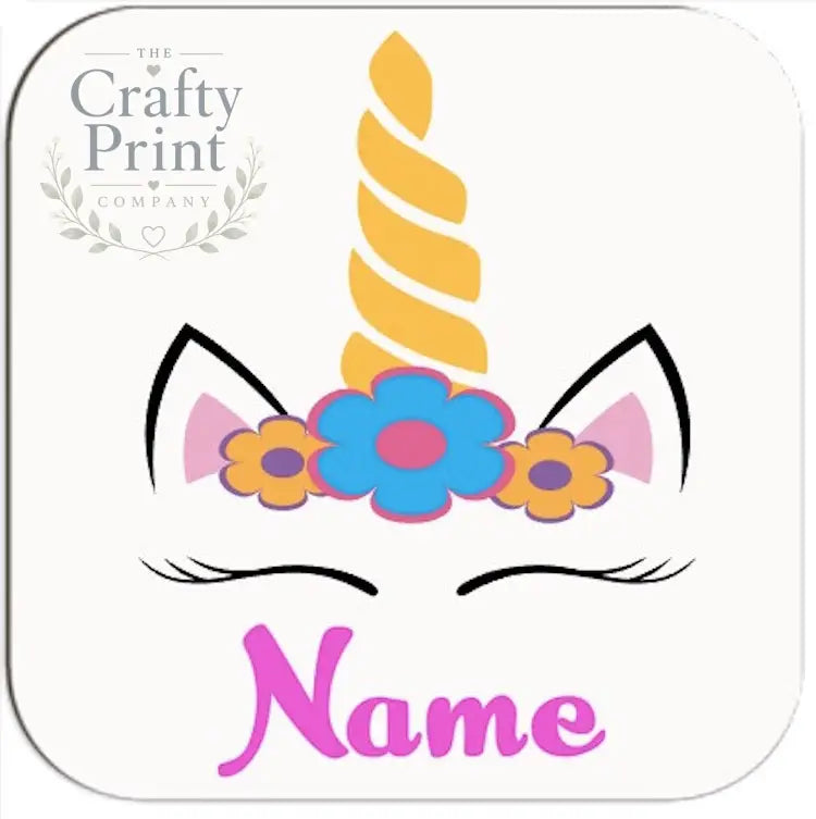 Unicorn Personalised Coaster - Coasters