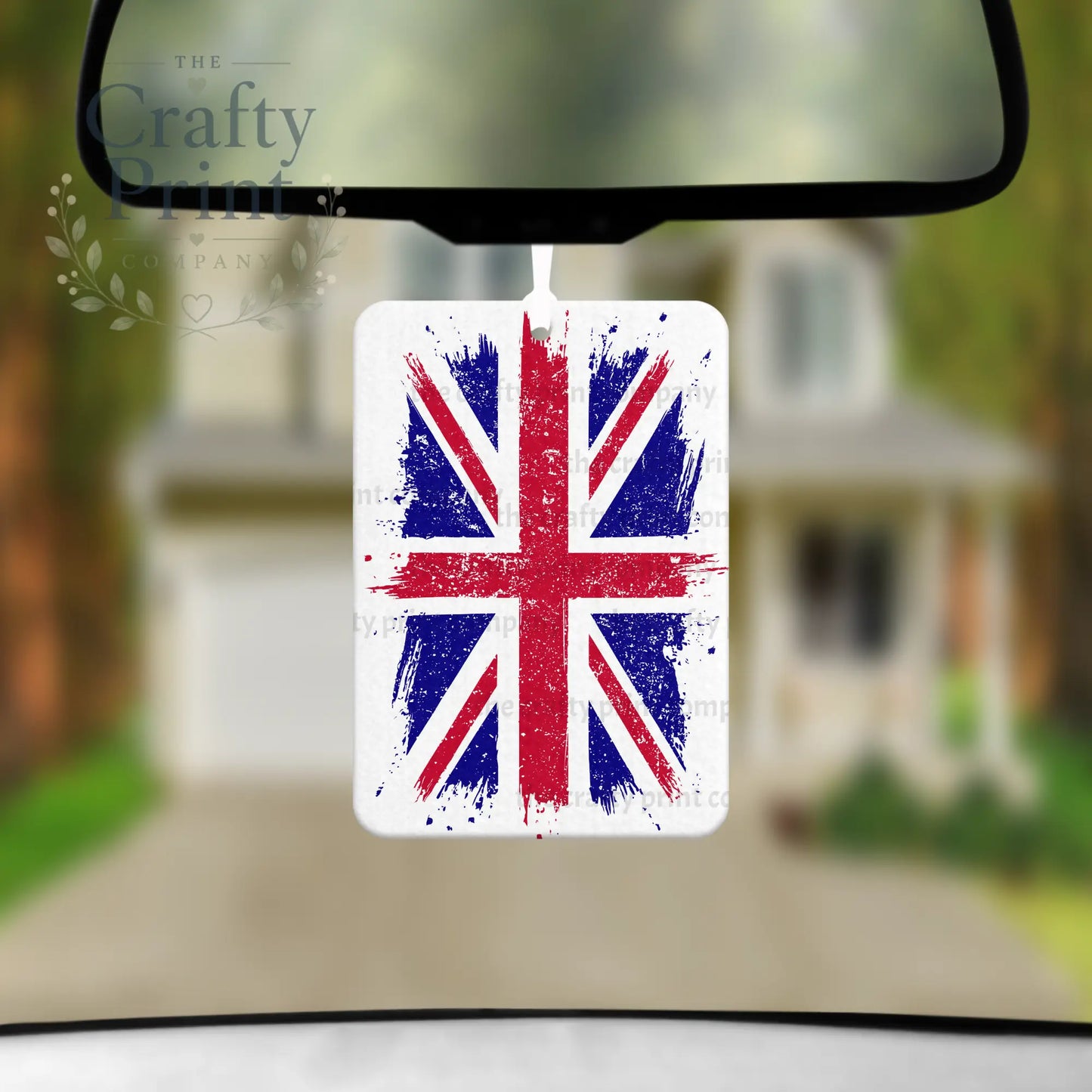 Union Jack Flag Car Air Freshener - Vehicle Fresheners