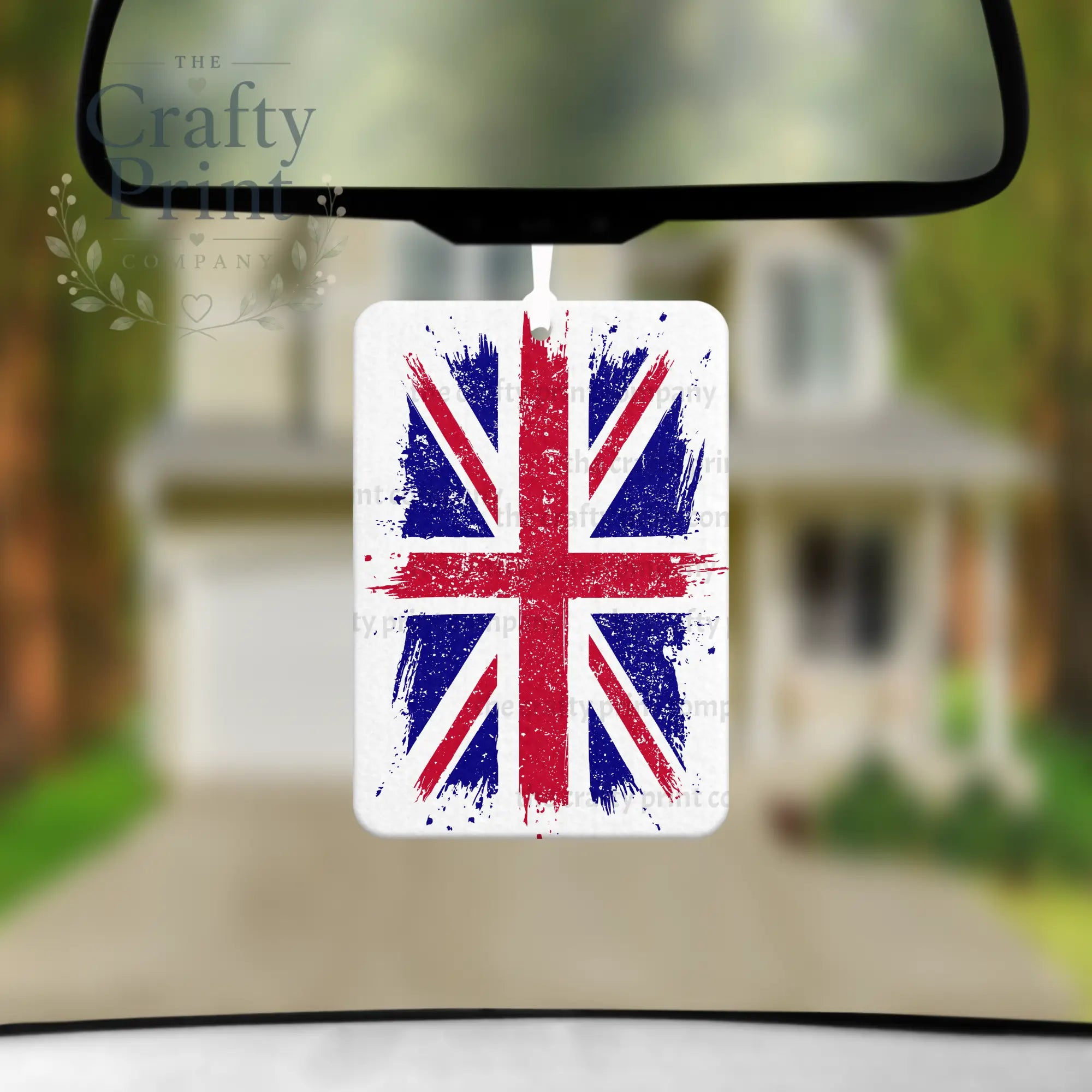 Union Jack Flag Car Air Freshener - Vehicle Fresheners