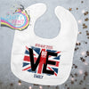 VE Day Flag Personalised Baby Bib - & Toddler Clothing
