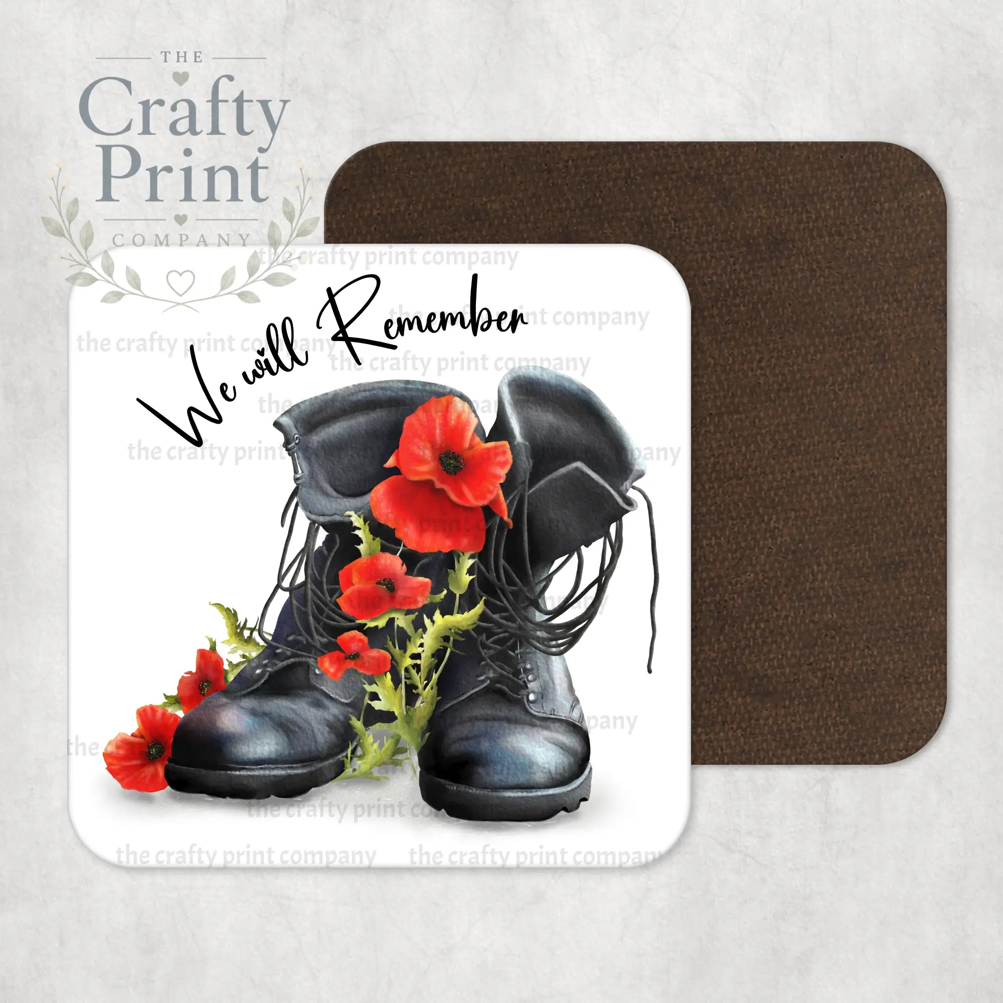 We will Remember Remembrance Coaster - Coasters