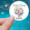 Wedding Bouquet Printed Sticker - X Small 25mm - 68