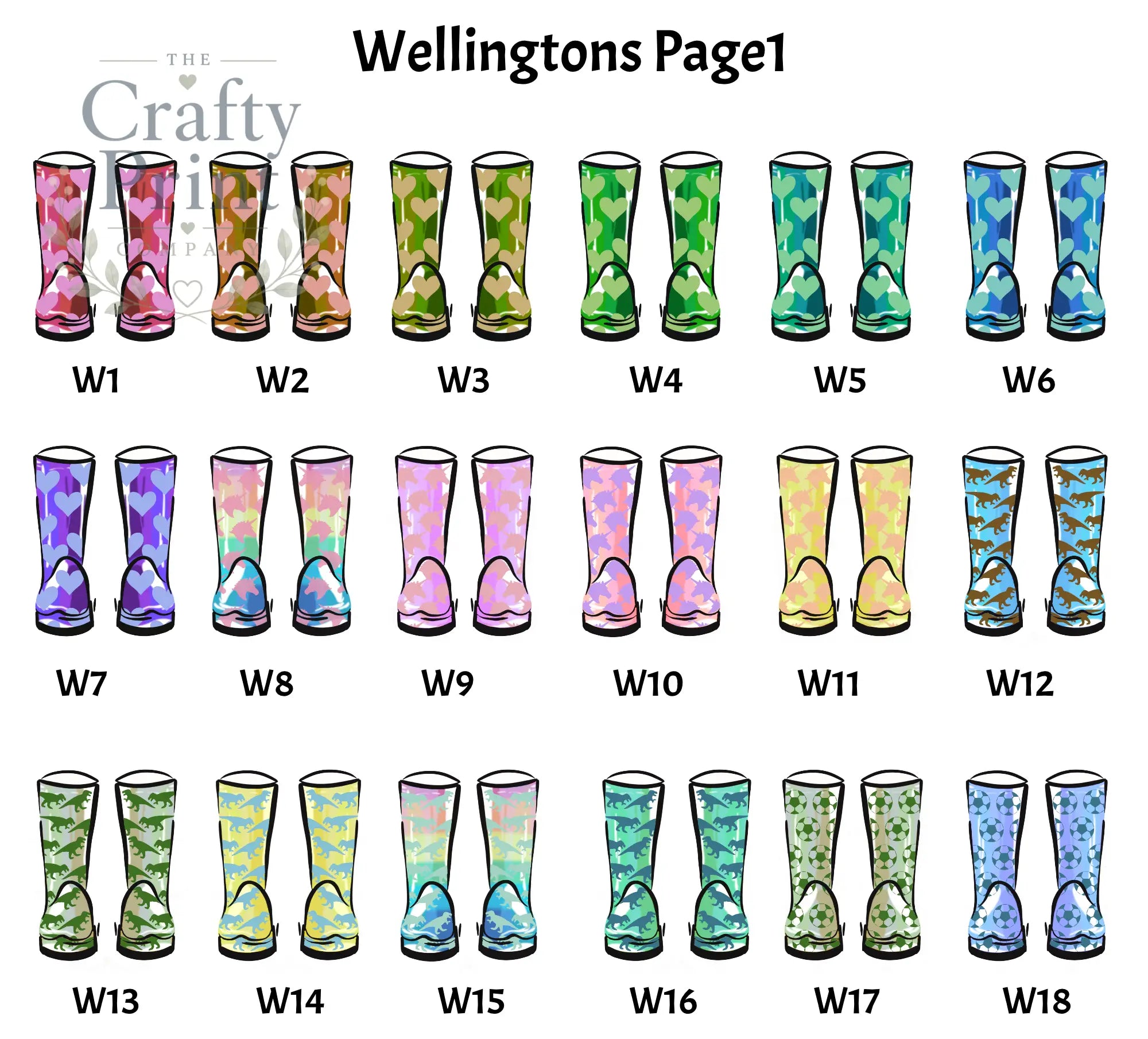 Wellington Boot Family Personalised Tea Towel - Kitchen