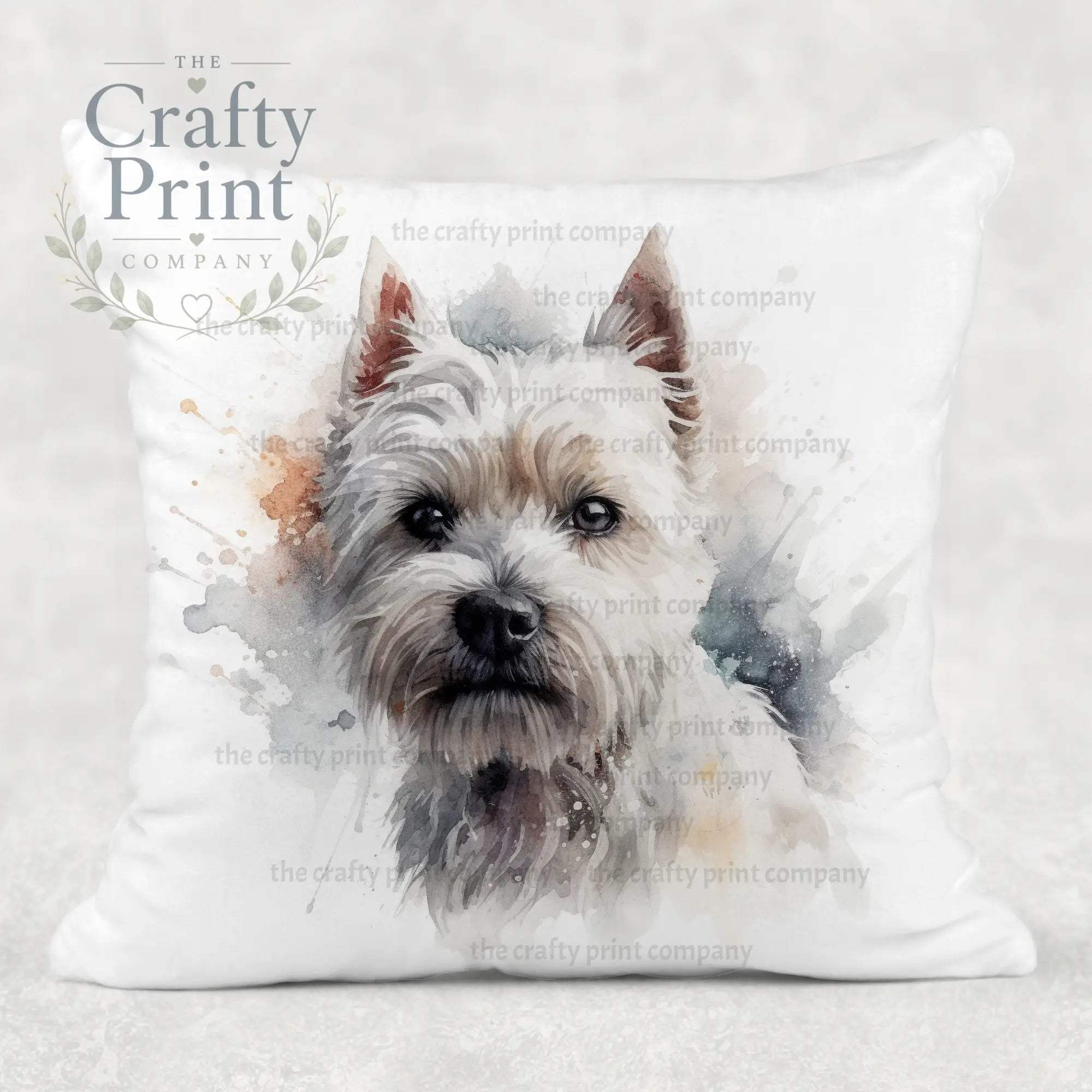 West Highland Terrier Cushion - Chair & Sofa Cushions