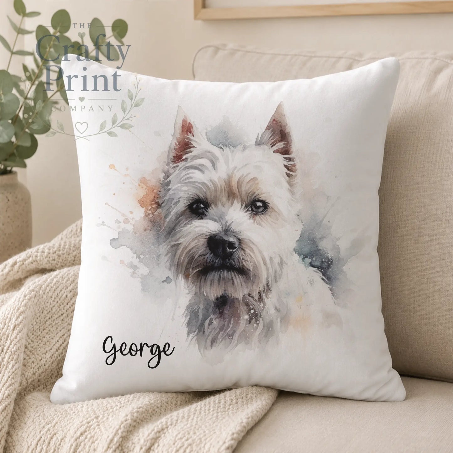 West Highland Terrier Cushion