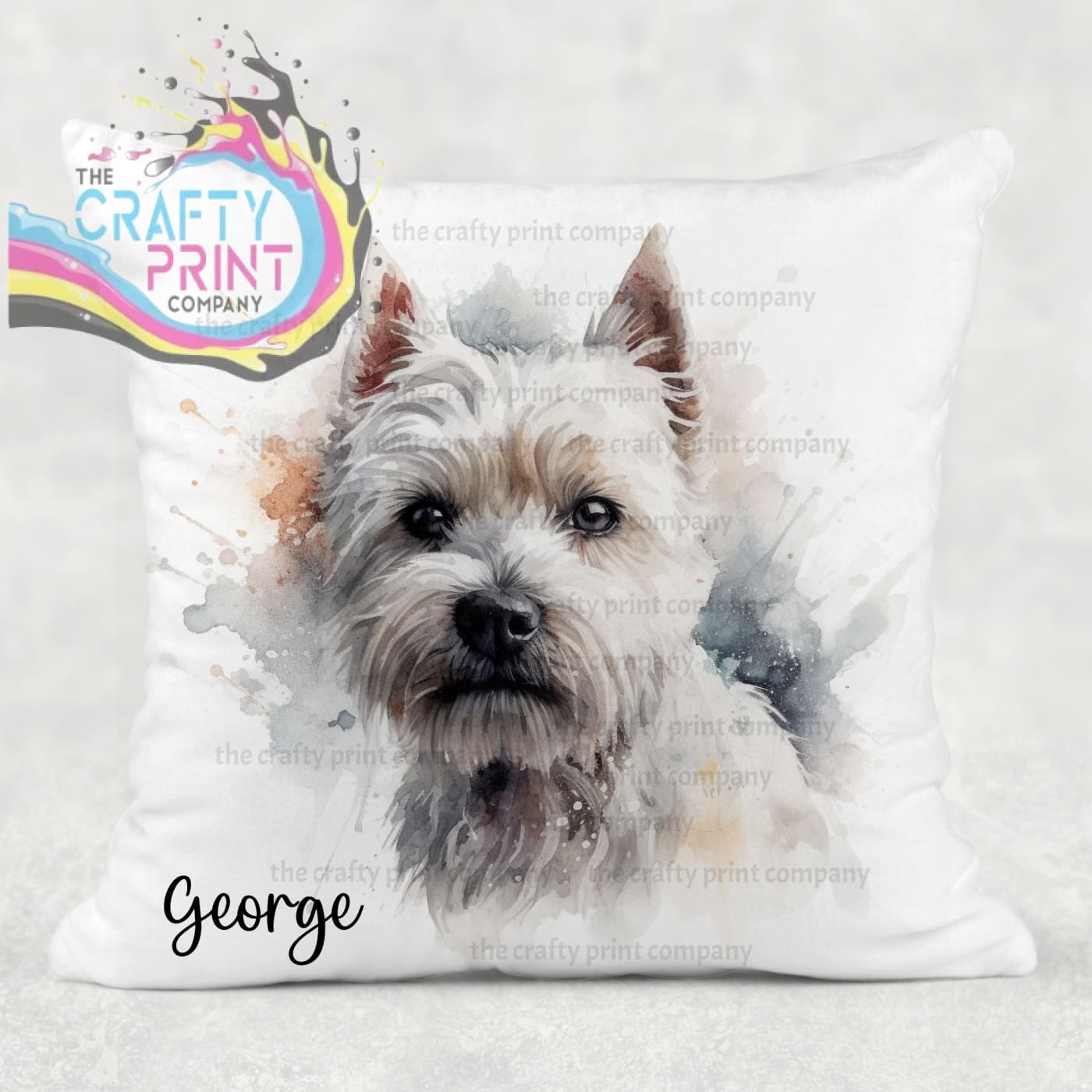 West Highland Terrier Cushion - Chair & Sofa Cushions