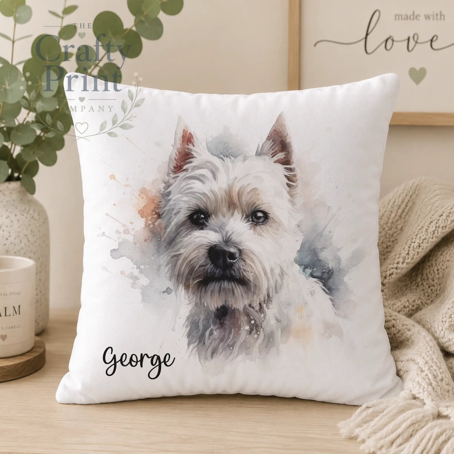 West Highland Terrier Cushion