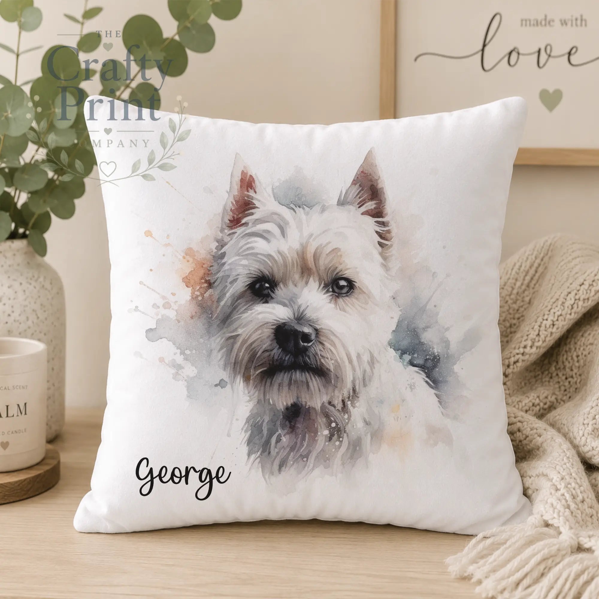 West Highland Terrier Cushion
