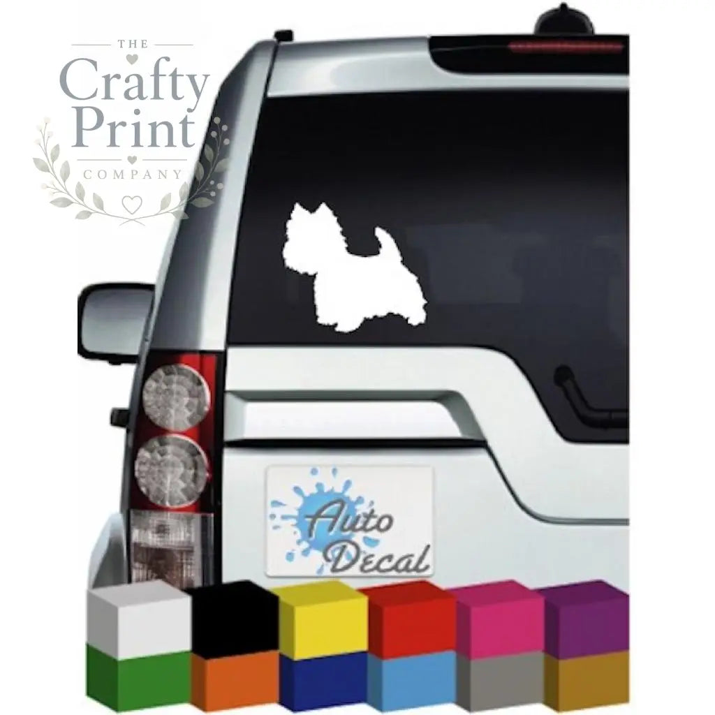 West Highland Terrier (Westie) Car Sticker - Bumper Stickers
