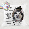 When you miss me have no fear V2 Pet Memorial Cushion Chair
