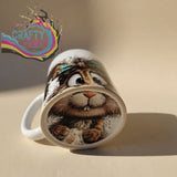Whismical Rabbit Mug with suprise mouth - Mugs