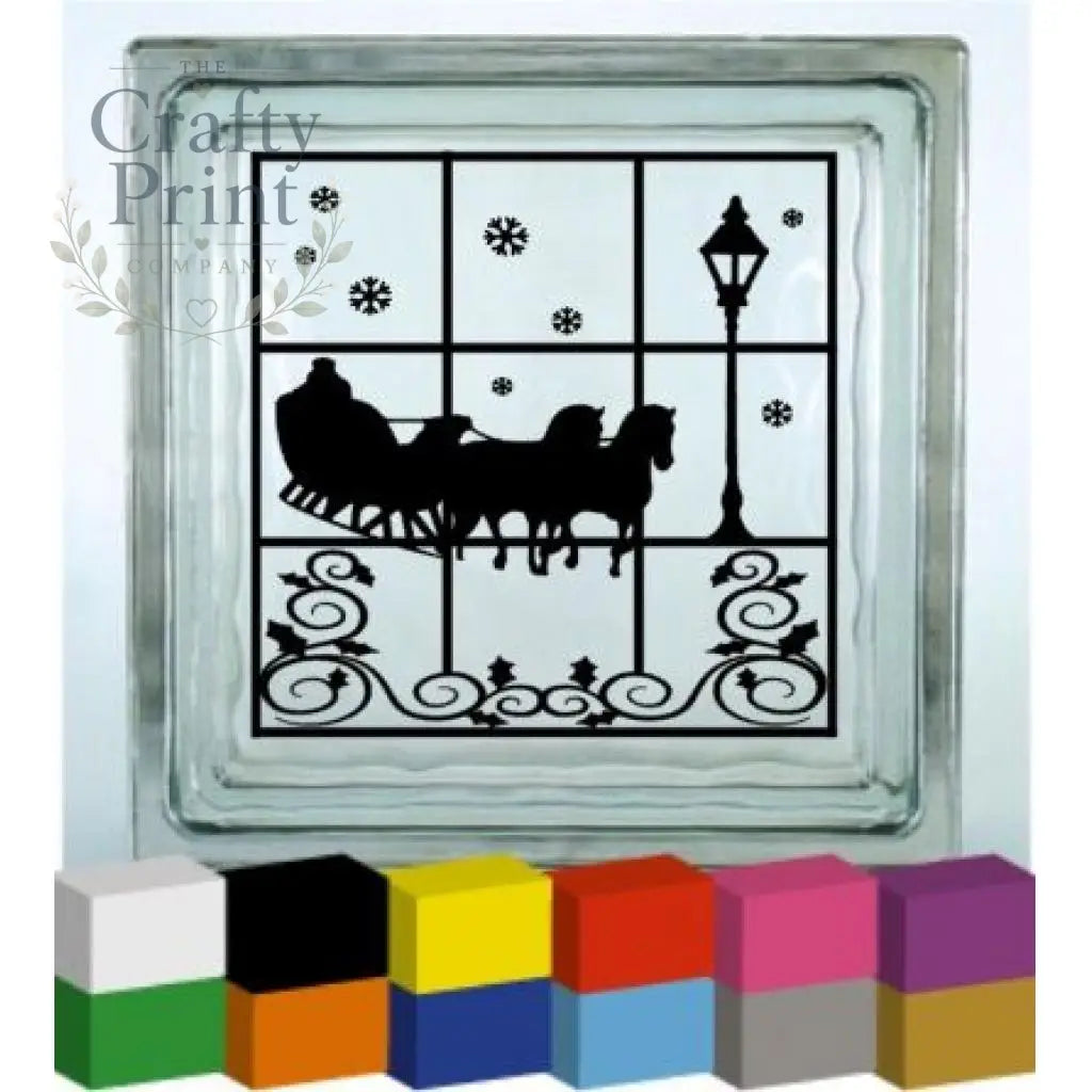 Winter scene Vinyl Decal Sticker - Decorative Stickers