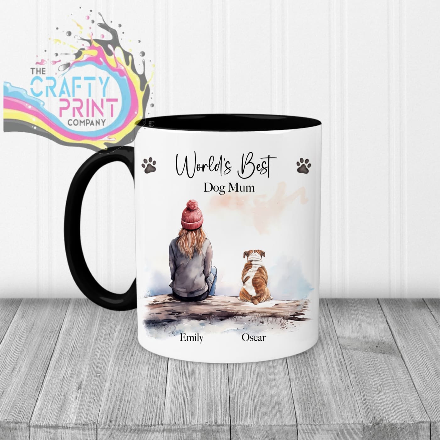 World’s Best Dog Mum Mug – Personalised with Your Breed