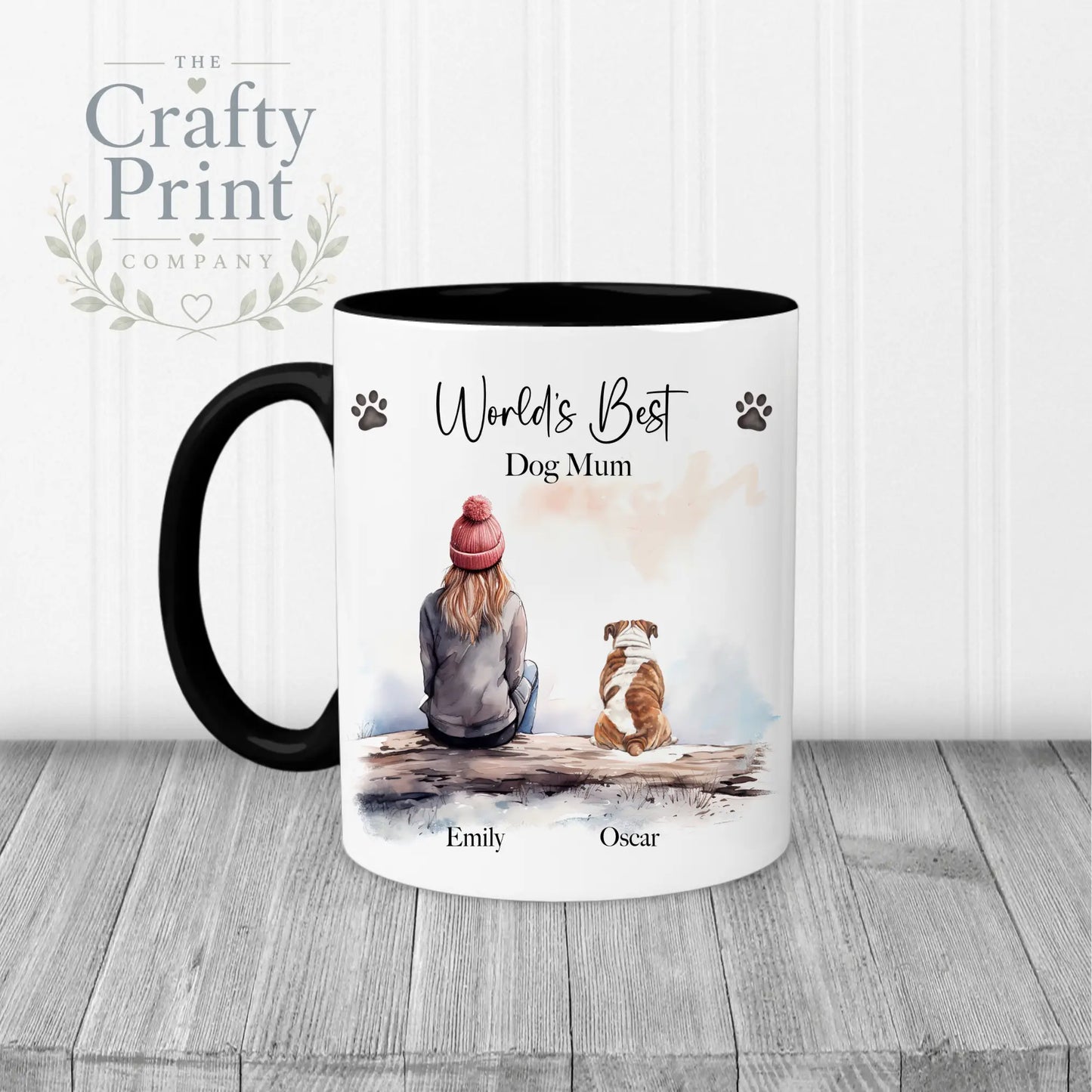 World’s Best Dog Mum Mug – Personalised with Your Breed