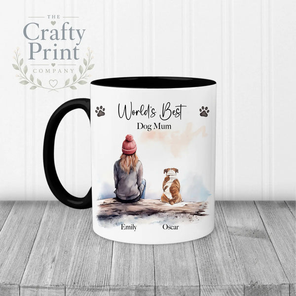 World’s Best Dog Mum Mug – Personalised with Your Breed
