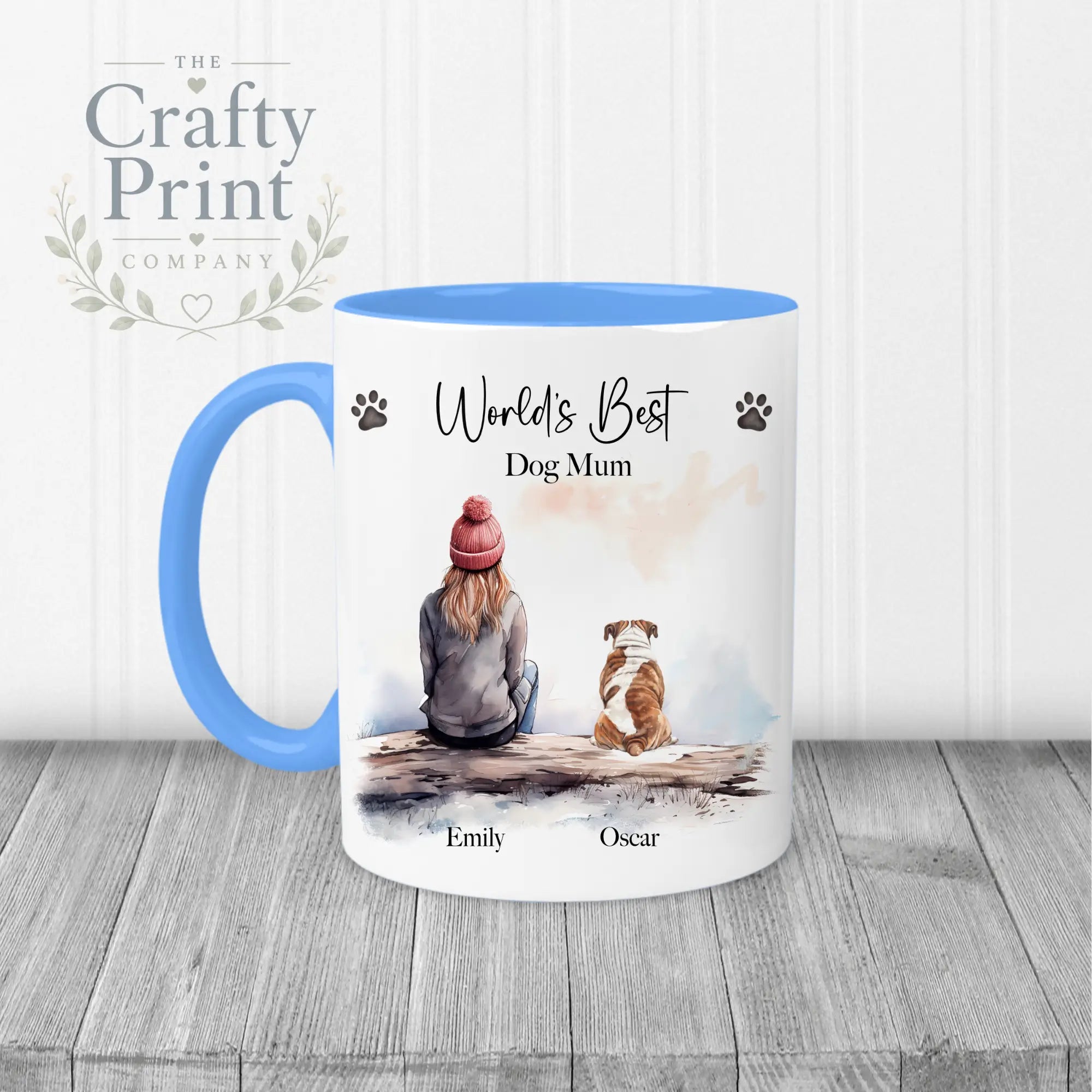 World’s Best Dog Mum Mug – Personalised with Your Breed
