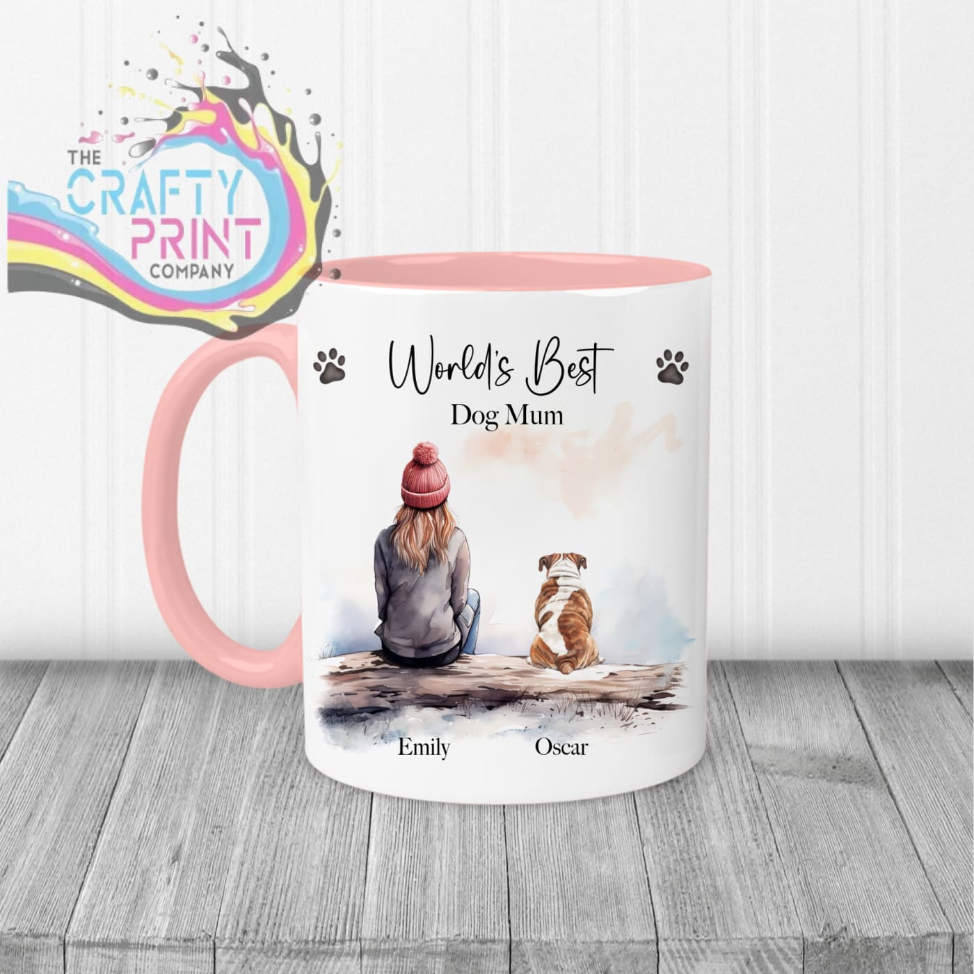 World’s Best Dog Mum Mug – Personalised with Your Breed