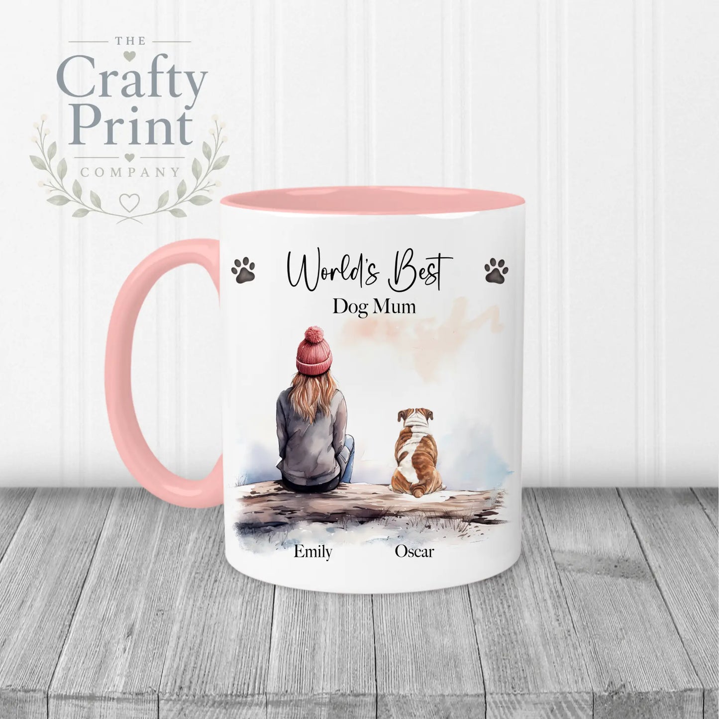 World’s Best Dog Mum Mug – Personalised with Your Breed