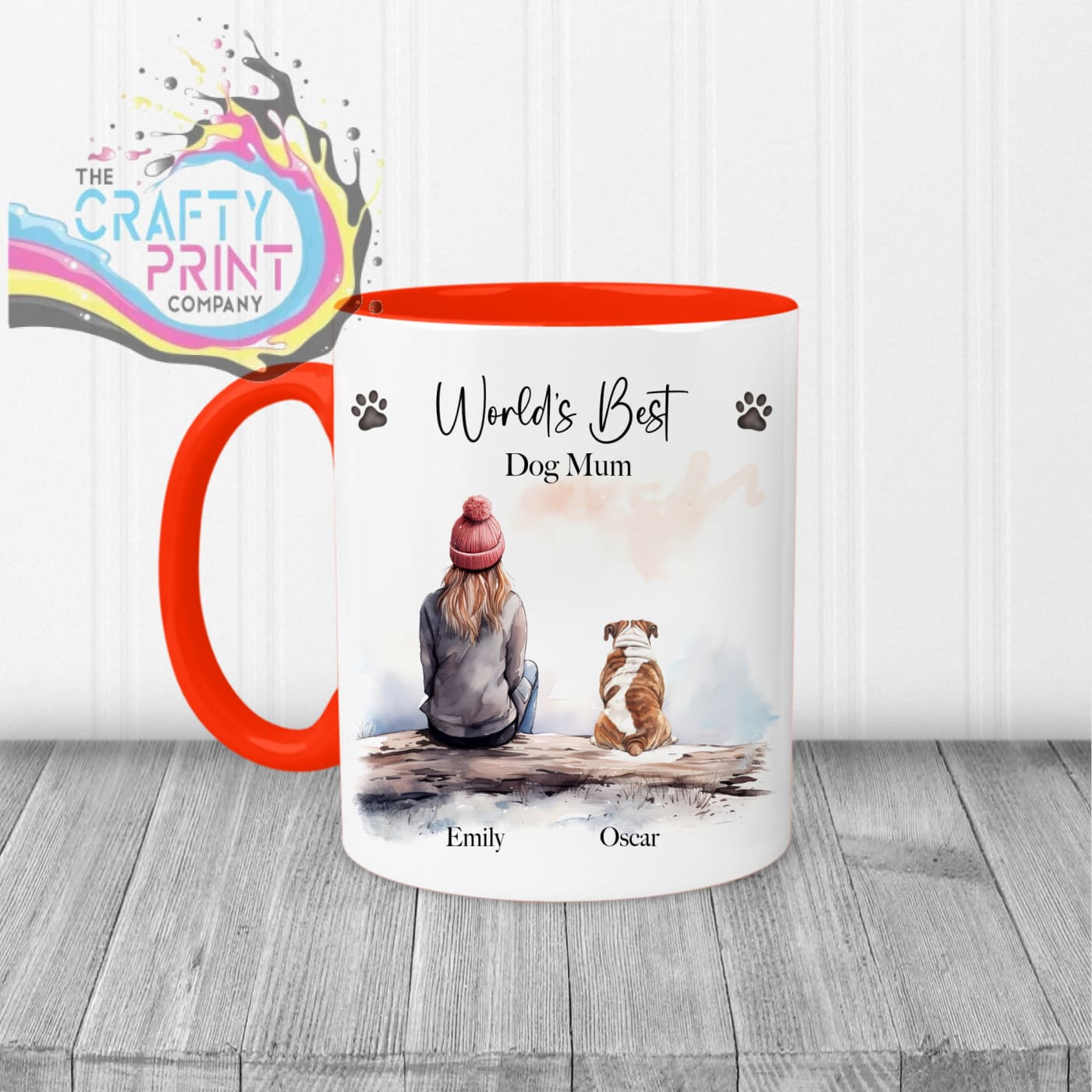 World’s Best Dog Mum Mug – Personalised with Your Breed