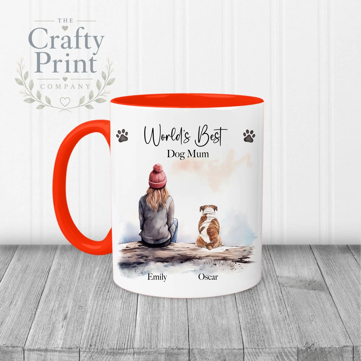 World’s Best Dog Mum Mug – Personalised with Your Breed