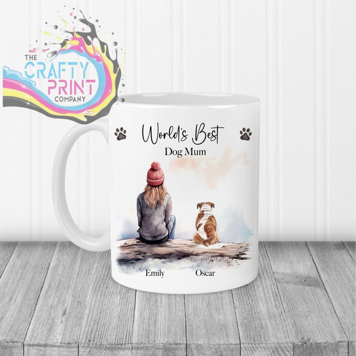 World’s Best Dog Mum Mug – Personalised with Your Breed