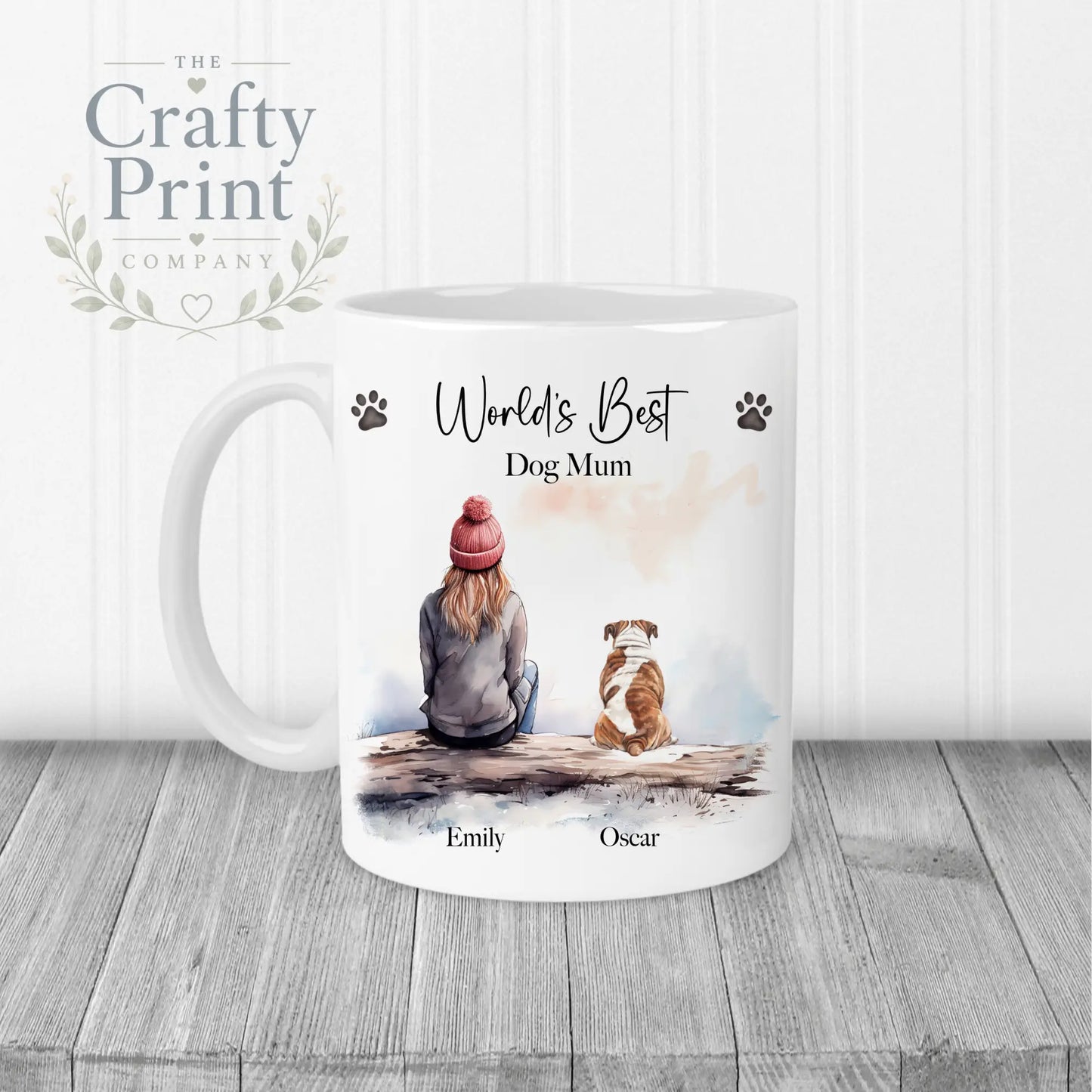 World’s Best Dog Mum Mug – Personalised with Your Breed