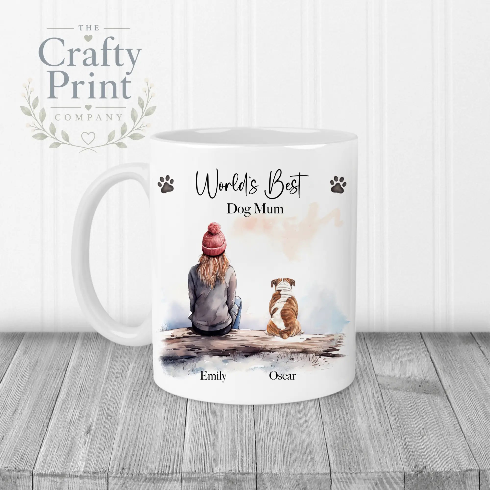 World’s Best Dog Mum Mug – Personalised with Your Breed