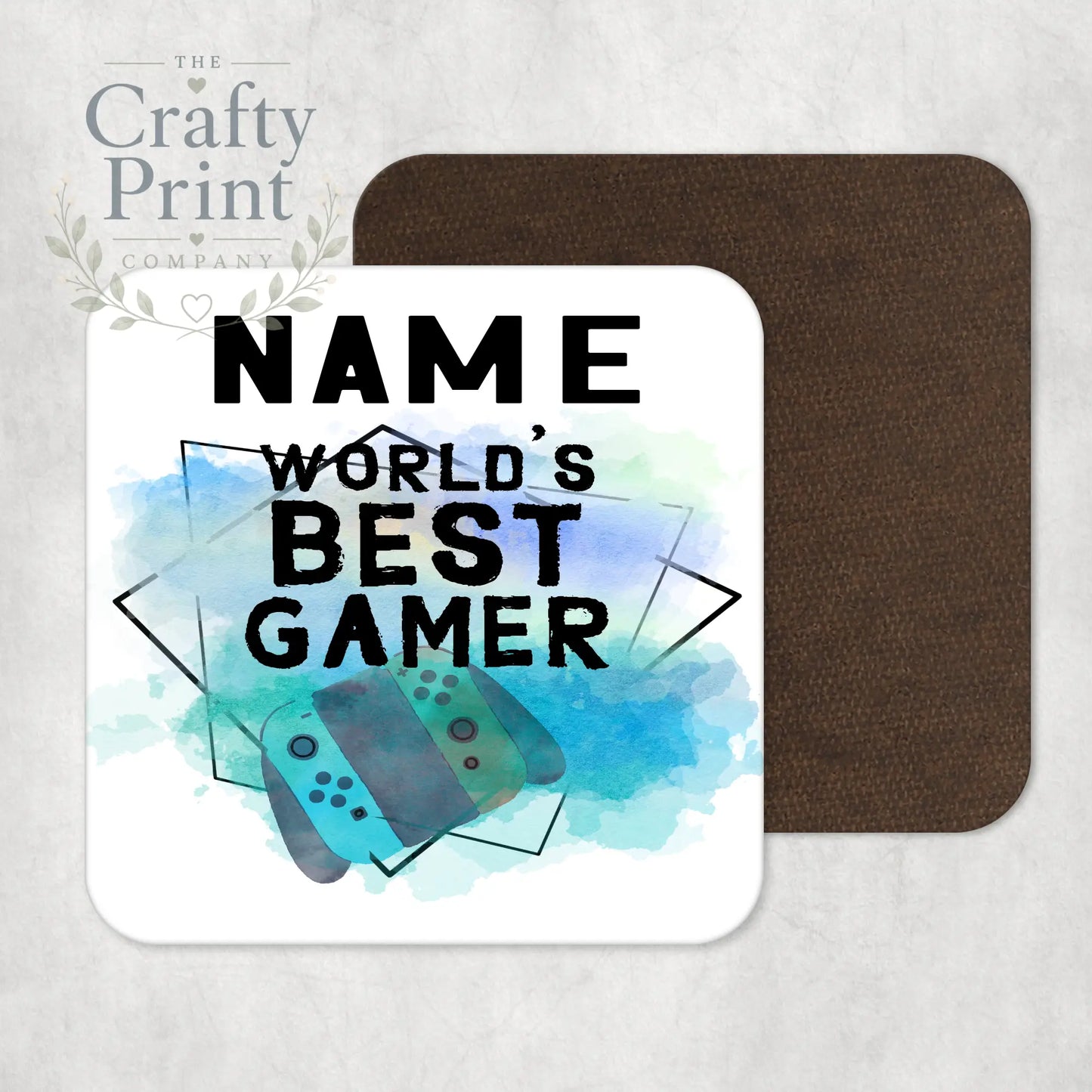 World’s Best Gamer Switch Personalised Coaster - Coasters
