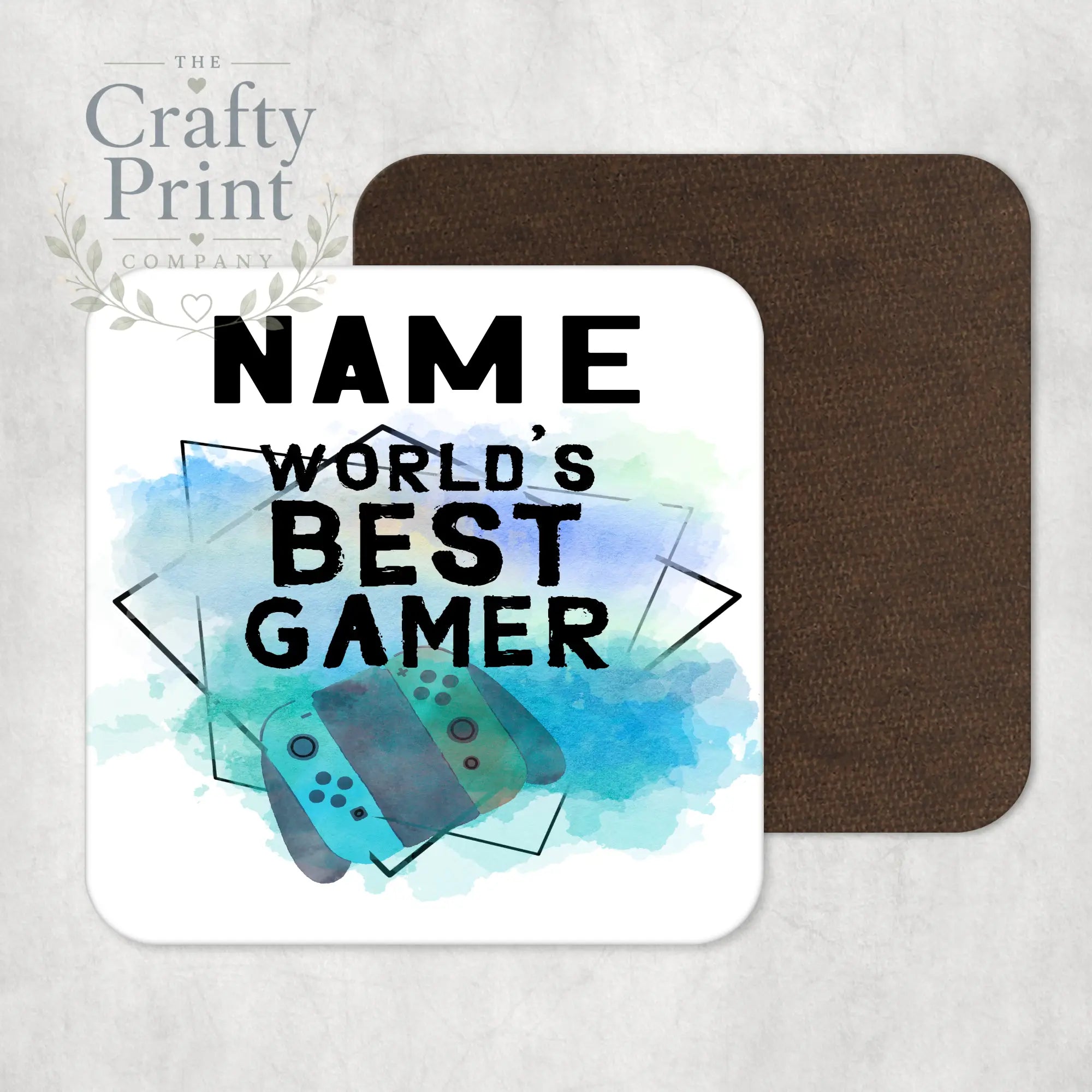 World’s Best Gamer Switch Personalised Coaster - Coasters