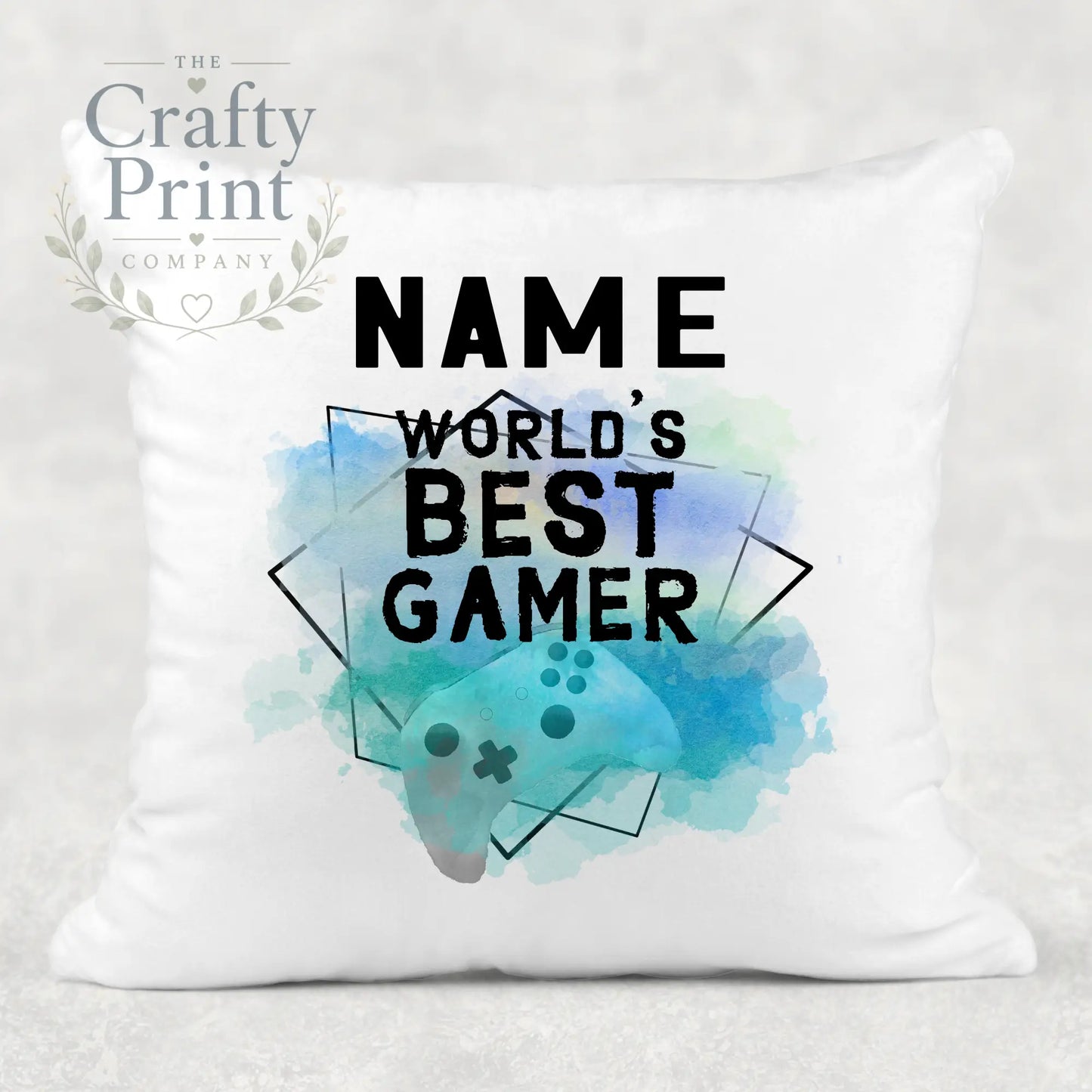 Worlds Best Gamer Xbox Cushion - Chair & Sofa Cushions