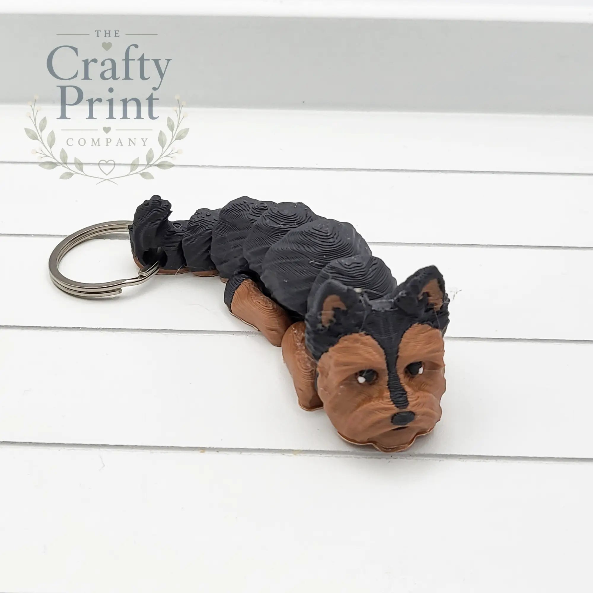 Yorkshire Terrier Articulated Flexi Keyring