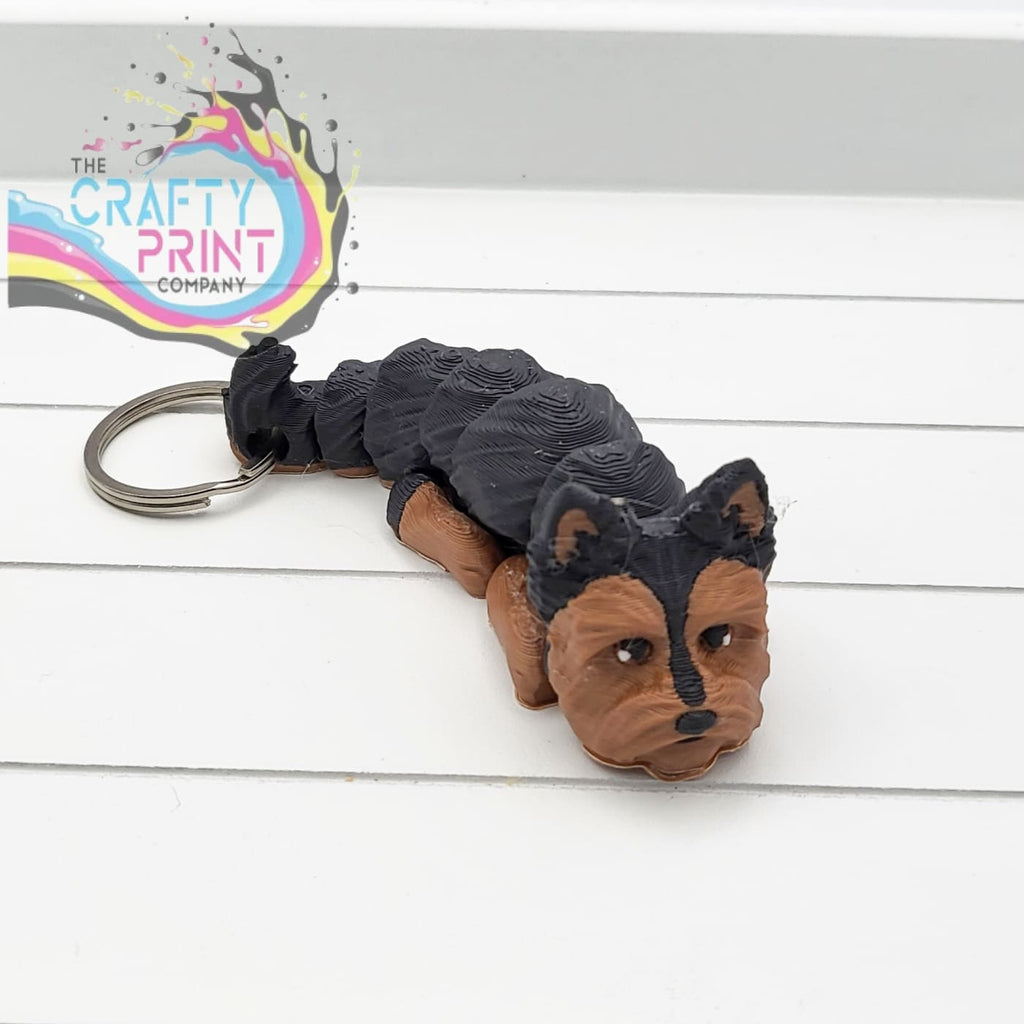 Yorkshire Terrier Articulated Flexi Keyring