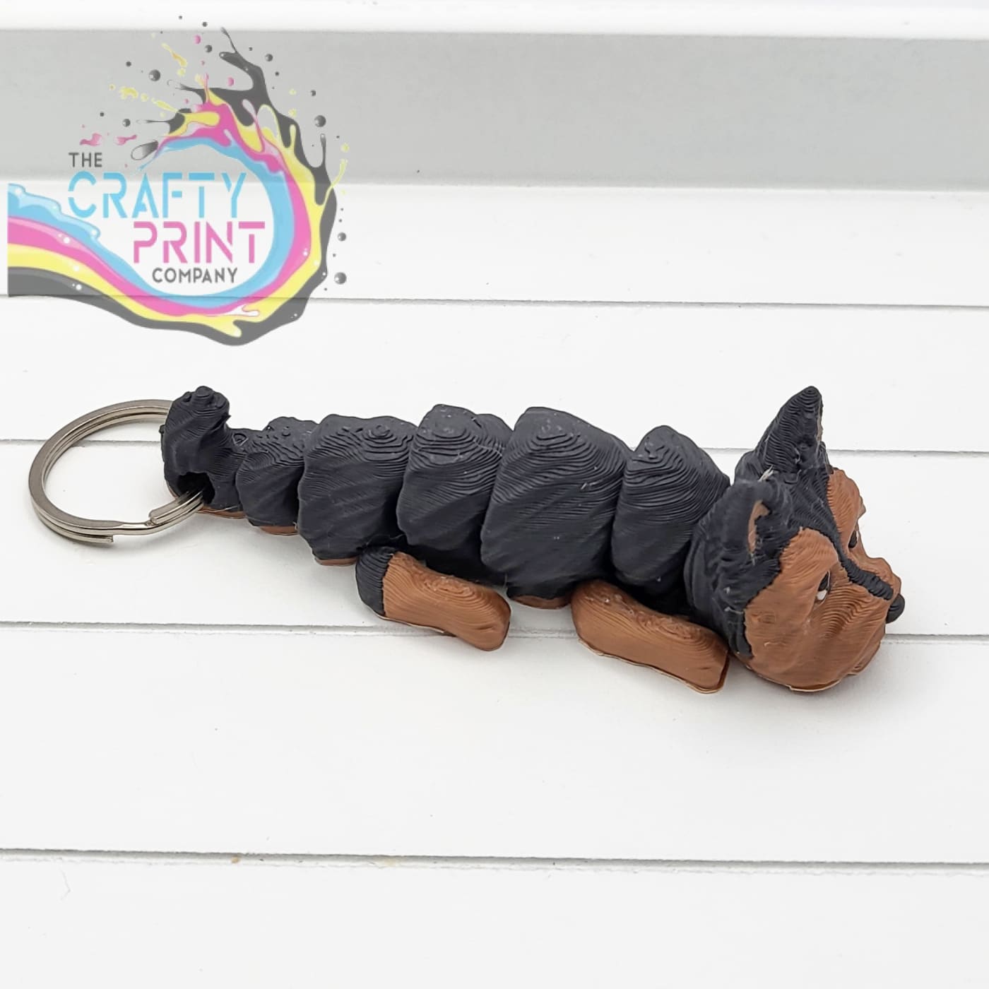 Yorkshire Terrier Articulated Flexi Keyring