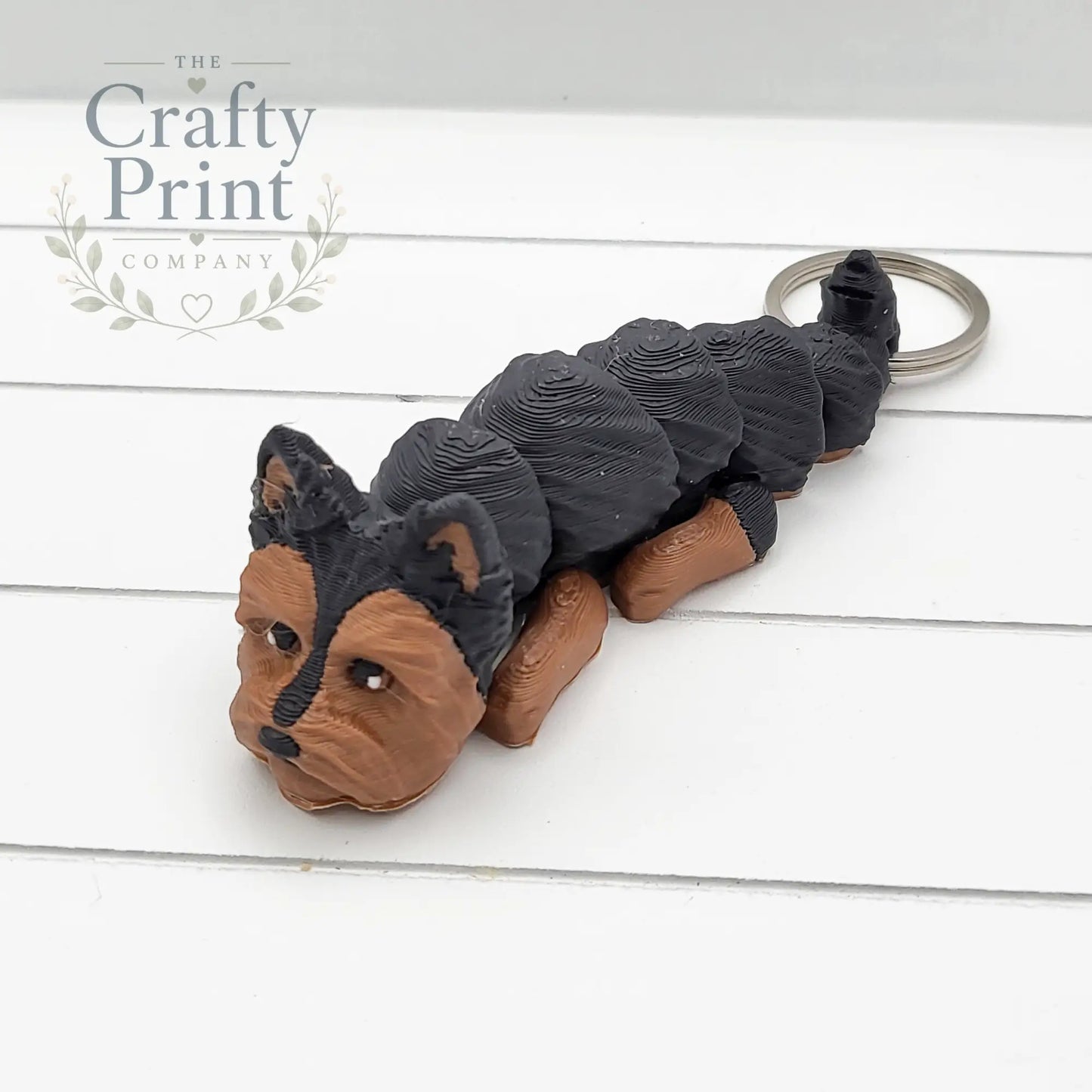 Yorkshire Terrier Articulated Flexi Keyring